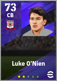 Luke O Nien eFootball 2026 player card — 73 OVR CB