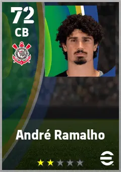Andre Ramalho eFootball 2026 player card — 72 OVR CB