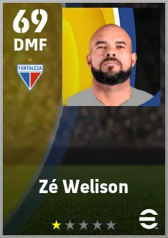 Ze Welison eFootball 2026 player card — 69 OVR DMF