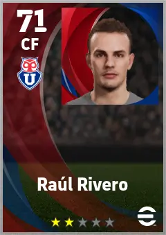 Raul Rivero eFootball 2026 player card — 71 OVR CF