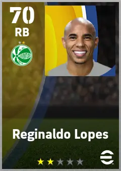 Reginaldo Lopes eFootball 2026 player card — 70 OVR RB