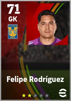 Felipe Rodriguez eFootball 2026 player card — 71 OVR GK