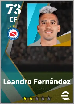 Leandro Fernandez eFootball 2026 player card — 73 OVR CF