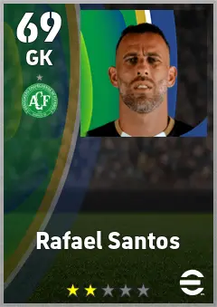 Rafael Santos eFootball 2026 player card — 69 OVR GK