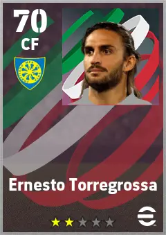 Ernesto Torregrossa eFootball 2026 player card — 70 OVR CF