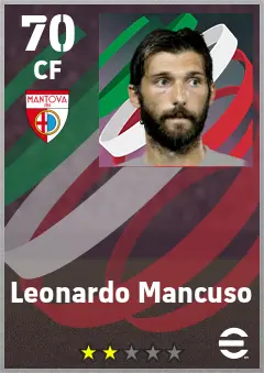 Leonardo Mancuso eFootball 2026 player card — 70 OVR CF