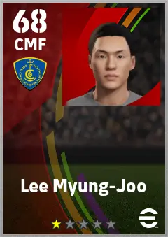 Lee Myung-Joo eFootball 2026 player card — 68 OVR CMF