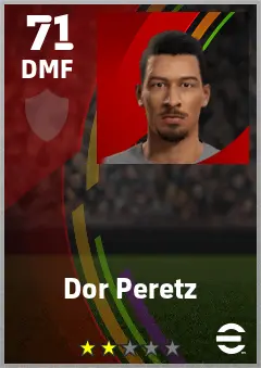 Dor Peretz eFootball 2026 player card — 71 OVR DMF