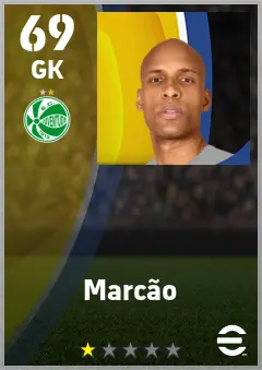 Marcao eFootball 2026 player card — 69 OVR GK