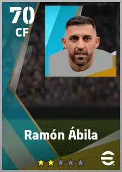 Ramon Abila eFootball 2026 player card — 70 OVR CF
