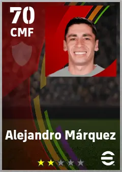 Alejandro Marquez eFootball 2026 player card — 70 OVR CMF