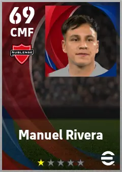 Manuel Rivera eFootball 2026 player card — 69 OVR CMF