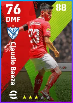 Claudio Baeza eFootball 2026 player card — 76 OVR DMF