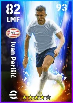Ivan Perisic eFootball 2026 player card — 82 OVR LMF