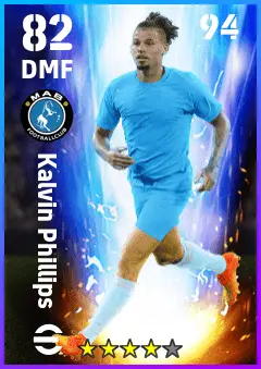 Kalvin Phillips eFootball 2026 player card — 82 OVR DMF