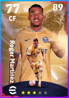 Roger Martinez eFootball 2026 player card — 77 OVR CF