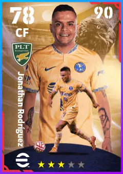Jonathan Rodriguez eFootball 2026 player card — 78 OVR CF