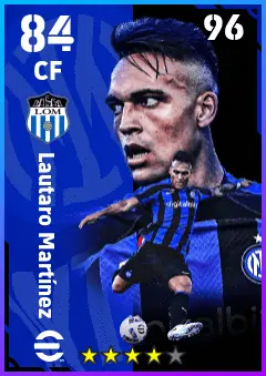 Lautaro Martinez eFootball 2026 player card — 84 OVR CF