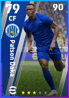 Patson Daka eFootball 2026 player card — 79 OVR CF
