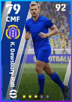 K. Dewsbury-Hall eFootball 2026 player card — 79 OVR CMF