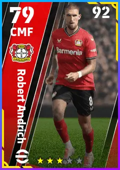 Robert Andrich eFootball 2026 player card — 79 OVR CMF
