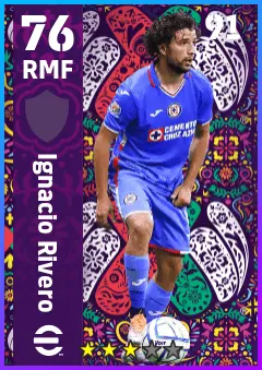 Ignacio Rivero eFootball 2026 player card — 76 OVR RMF