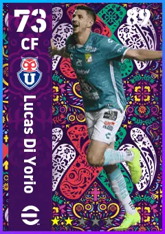 Lucas Di Yorio eFootball 2026 player card — 73 OVR CF