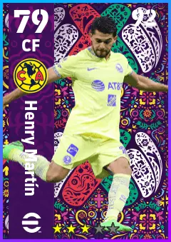 Henry Martin eFootball 2026 player card — 79 OVR CF