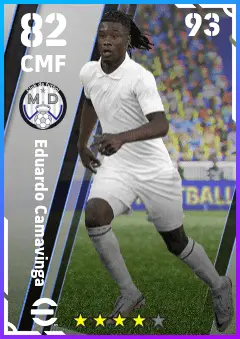 Eduardo Camavinga eFootball 2026 player card — 82 OVR CMF