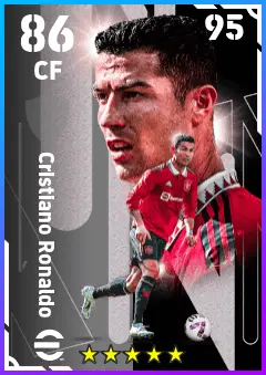 Cristiano Ronaldo eFootball 2026 player card — 86 OVR CF