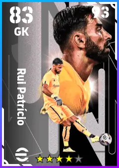 Rui Patricio eFootball 2026 player card — 83 OVR GK
