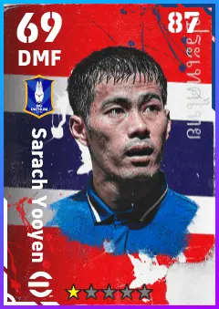 Sarach Yooyen eFootball 2026 player card — 69 OVR DMF