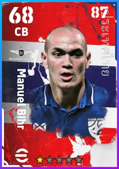 Manuel Bihr eFootball 2026 player card — 68 OVR CB