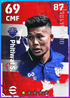 Phitiwat S. eFootball 2026 player card — 69 OVR CMF