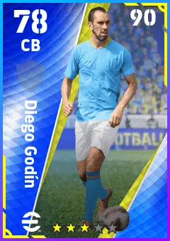 Diego Godin eFootball 2026 player card — 78 OVR CB