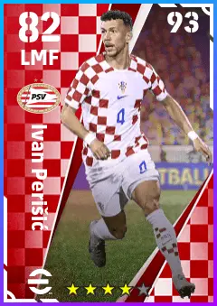 Ivan Perisic eFootball 2026 player card — 82 OVR LMF