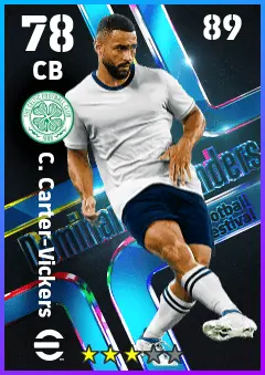 C. Carter-Vickers eFootball 2026 player card — 78 OVR CB