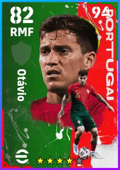 Otavio eFootball 2026 player card — 82 OVR RMF