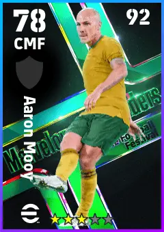 Aaron Mooy eFootball 2026 player card — 78 OVR CMF