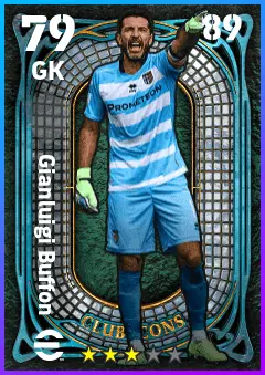 Gianluigi Buffon eFootball 2026 player card — 79 OVR GK