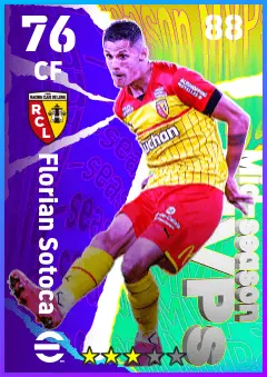 Florian Sotoca eFootball 2026 player card — 76 OVR CF