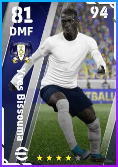 Yves Bissouma eFootball 2026 player card — 81 OVR DMF