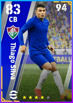 Thiago Silva eFootball 2026 player card — 83 OVR CB
