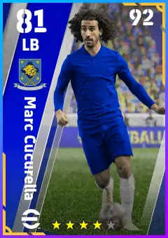 Marc Cucurella eFootball 2026 player card — 81 OVR LB
