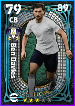 Ben Davies eFootball 2026 player card — 79 OVR CB