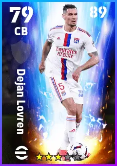 Dejan Lovren eFootball 2026 player card — 79 OVR CB