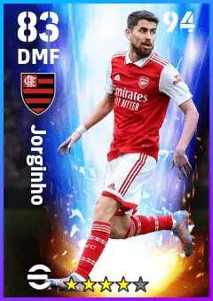 Jorginho eFootball 2026 player card — 83 OVR DMF