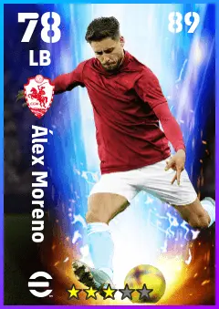 Alex Moreno eFootball 2026 player card — 78 OVR LB