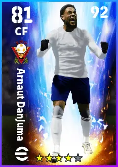 Arnaut Danjuma eFootball 2026 player card — 81 OVR CF