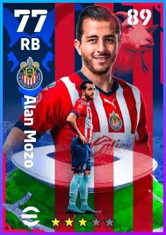 Alan Mozo eFootball 2026 player card — 77 OVR RB